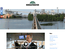 Tablet Screenshot of nordautomation.fi